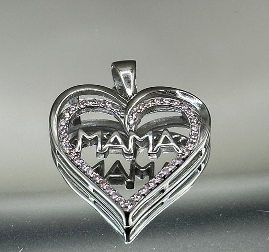 MAMA silver pendant