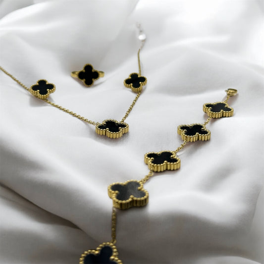 18k Gold-Filled Lucky Flower necklace