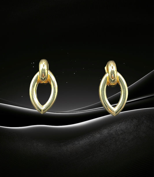 18K Gold-Filled Venetian Puff Earrings