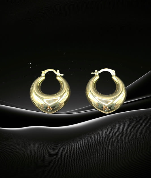 18k Gold-Filled Nairobi Puff Hoops Earrings