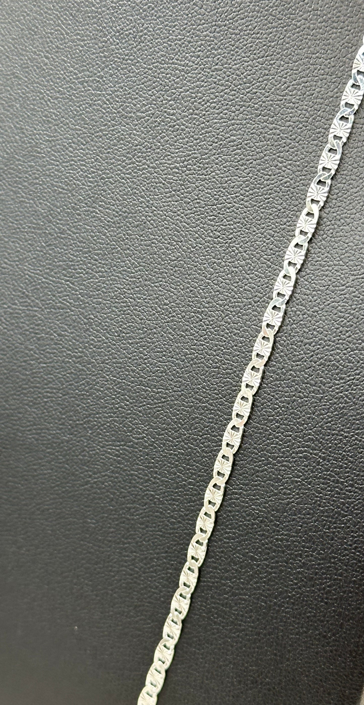 Criss cut valentino chain silver