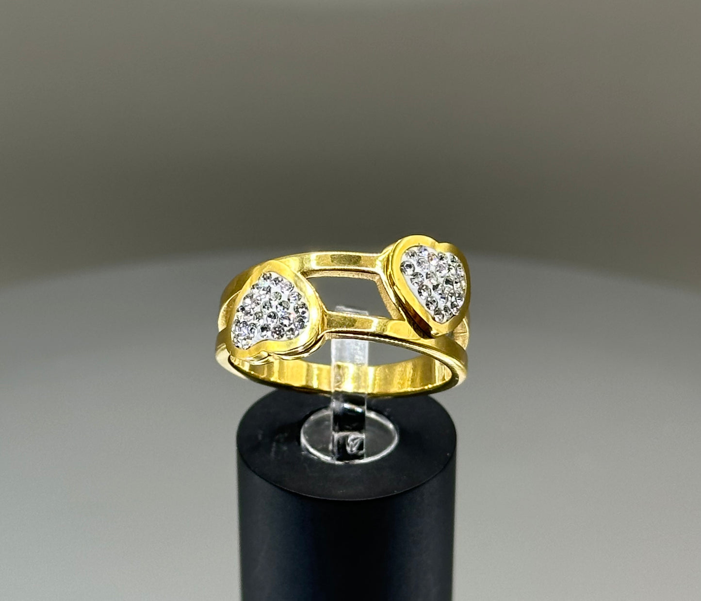 18k Gold-filled heart ring