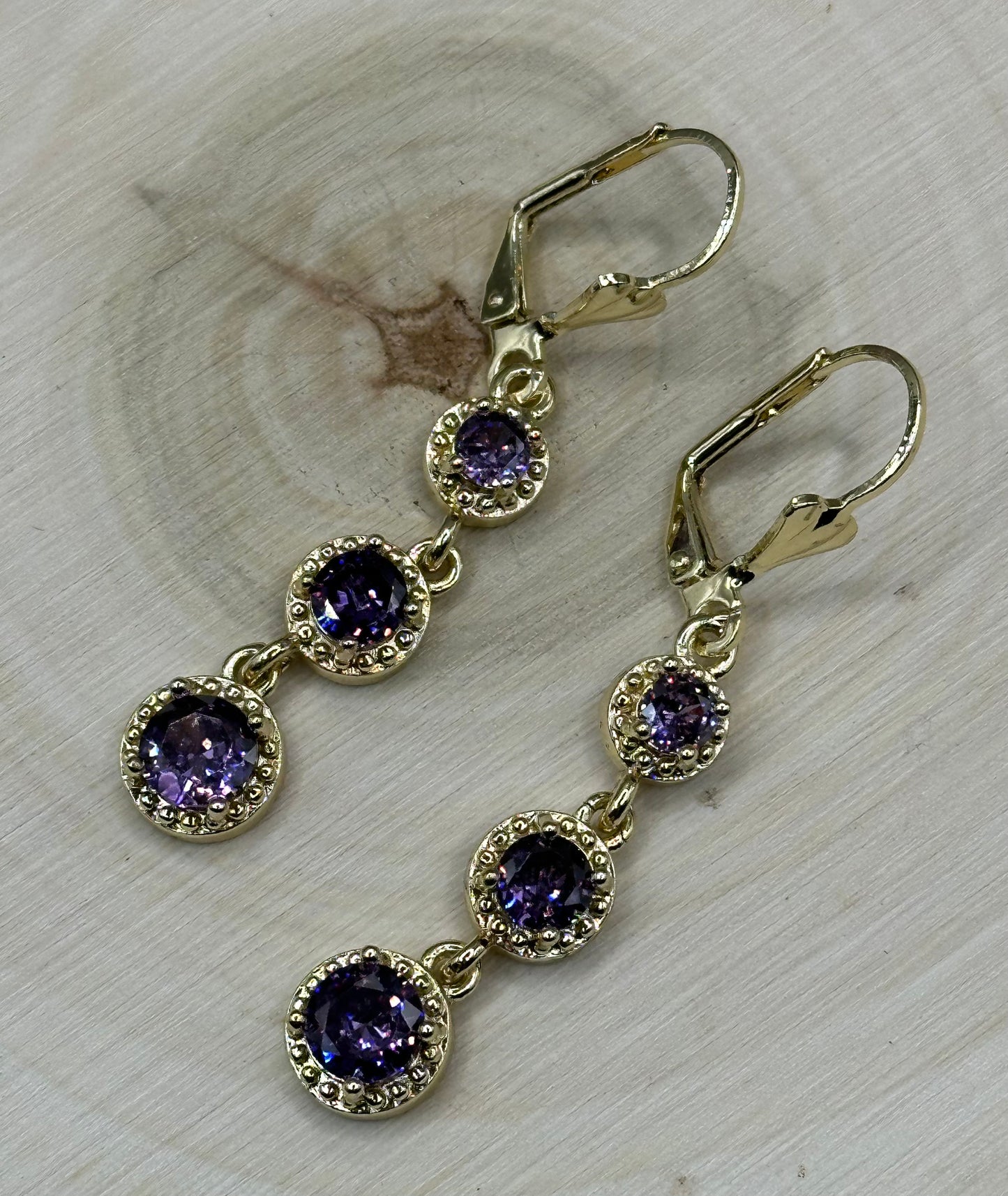 18k Gold-Filled Classic CZ Drop Earrings