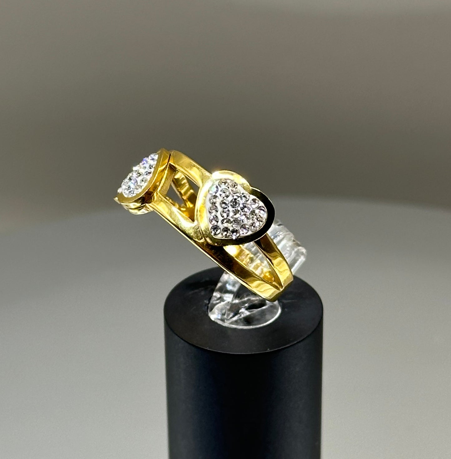 18k Gold-filled heart ring