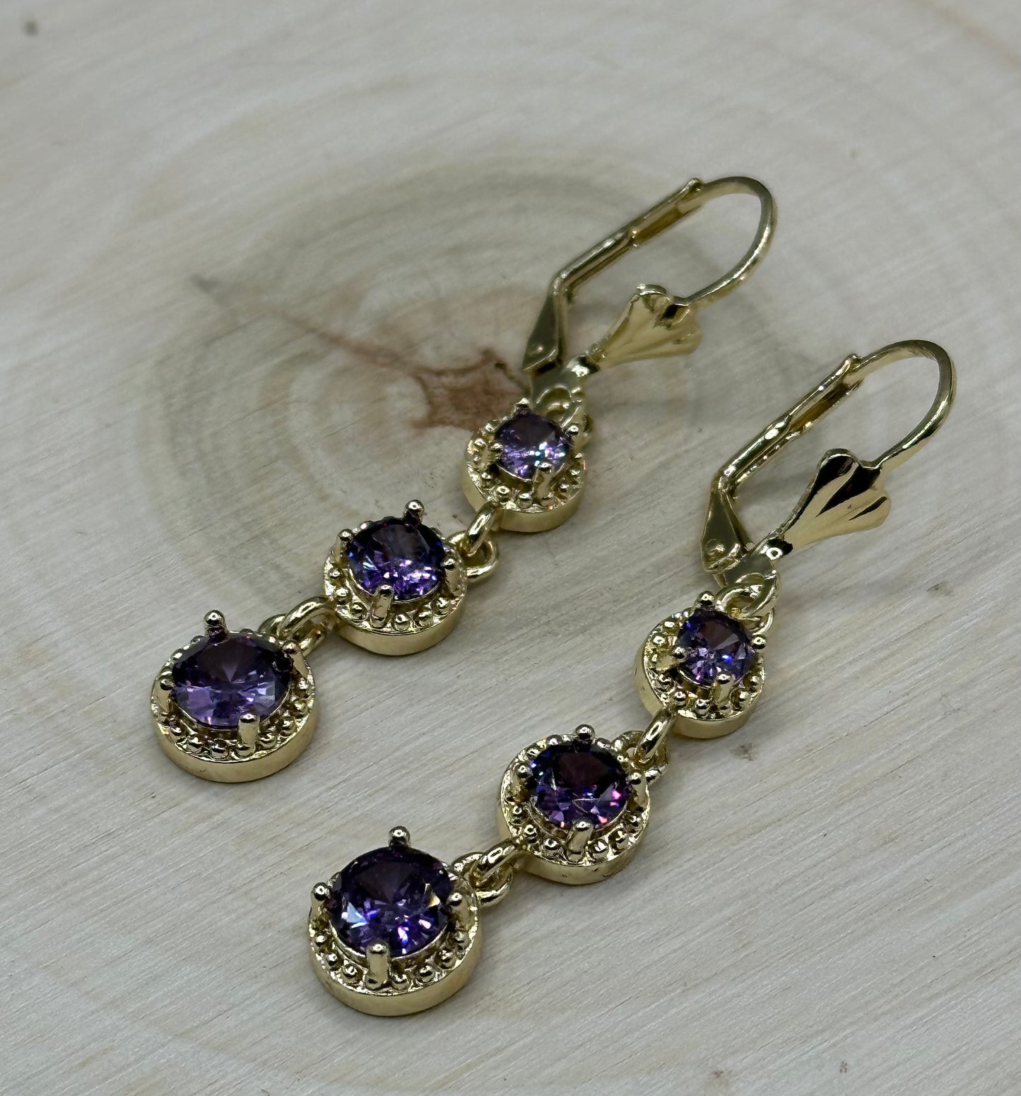 18k Gold-Filled Classic CZ Drop Earrings