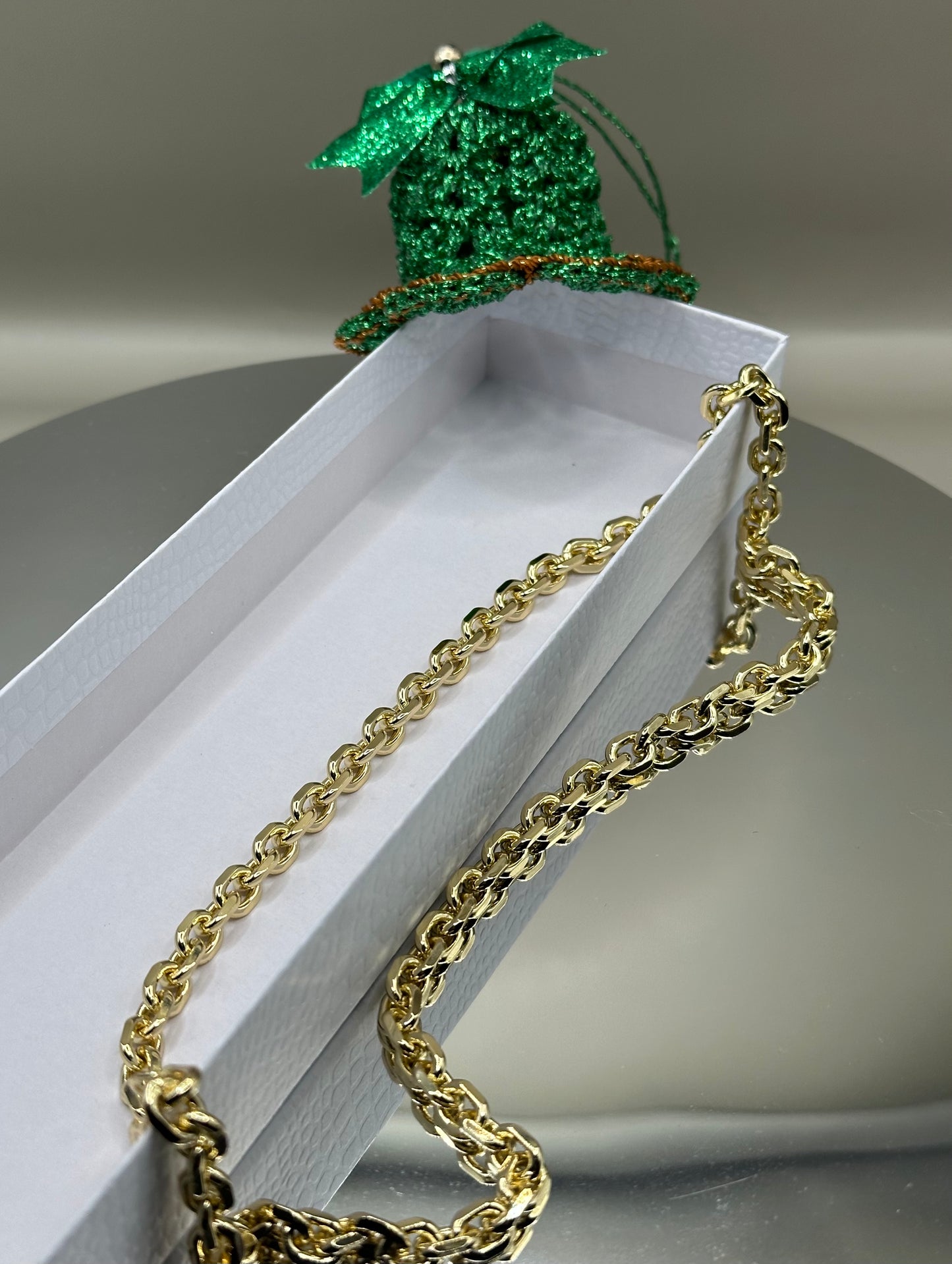 18K Gold-filled MILANO CUBAN CHAIN