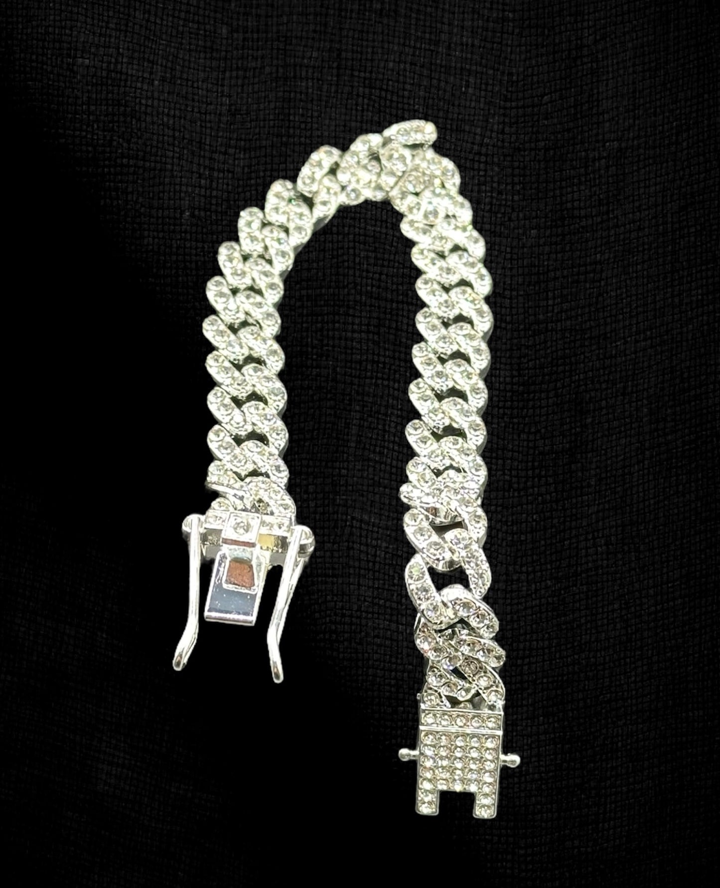 White Gold-Filled Bracelet Monaco With CZ