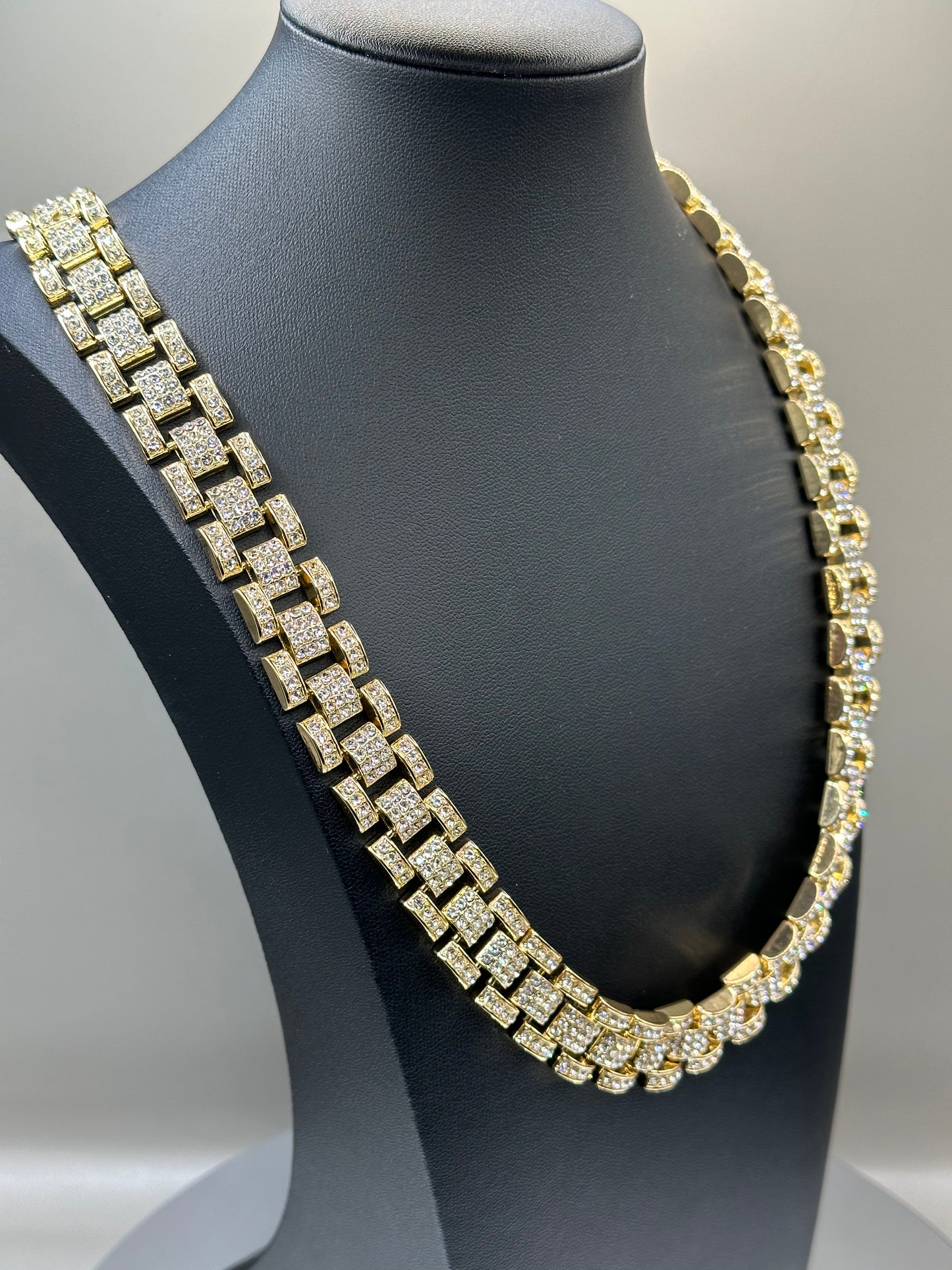 18k Gold-filled Hip hop Chain