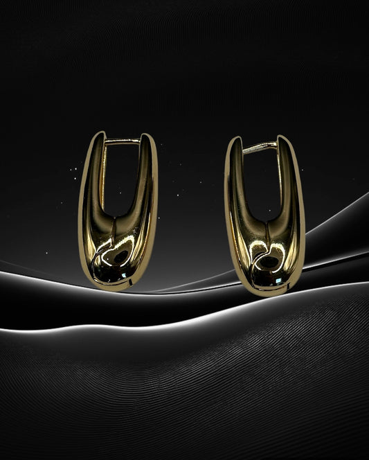 18K Gold-Filled Moderna Hoop Earrings